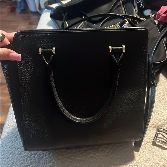 Kate Spade Black Leather Handbag - Picture 3 of 6